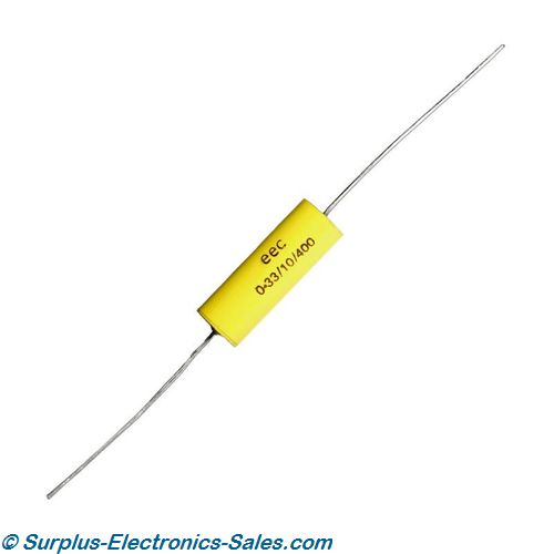 .33uF Metallized Polyester Film Capacitor